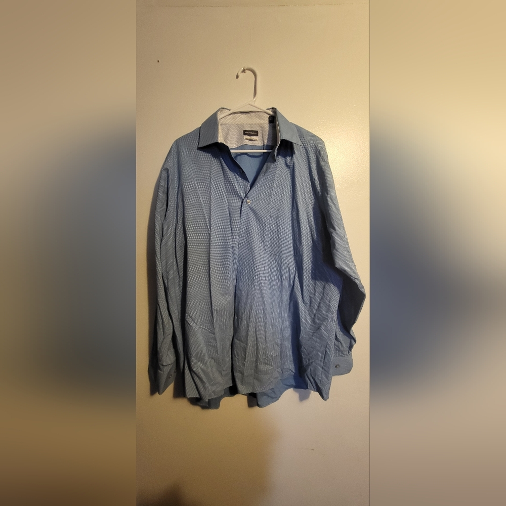 Van Heusen Blue Striped Men's Shirt